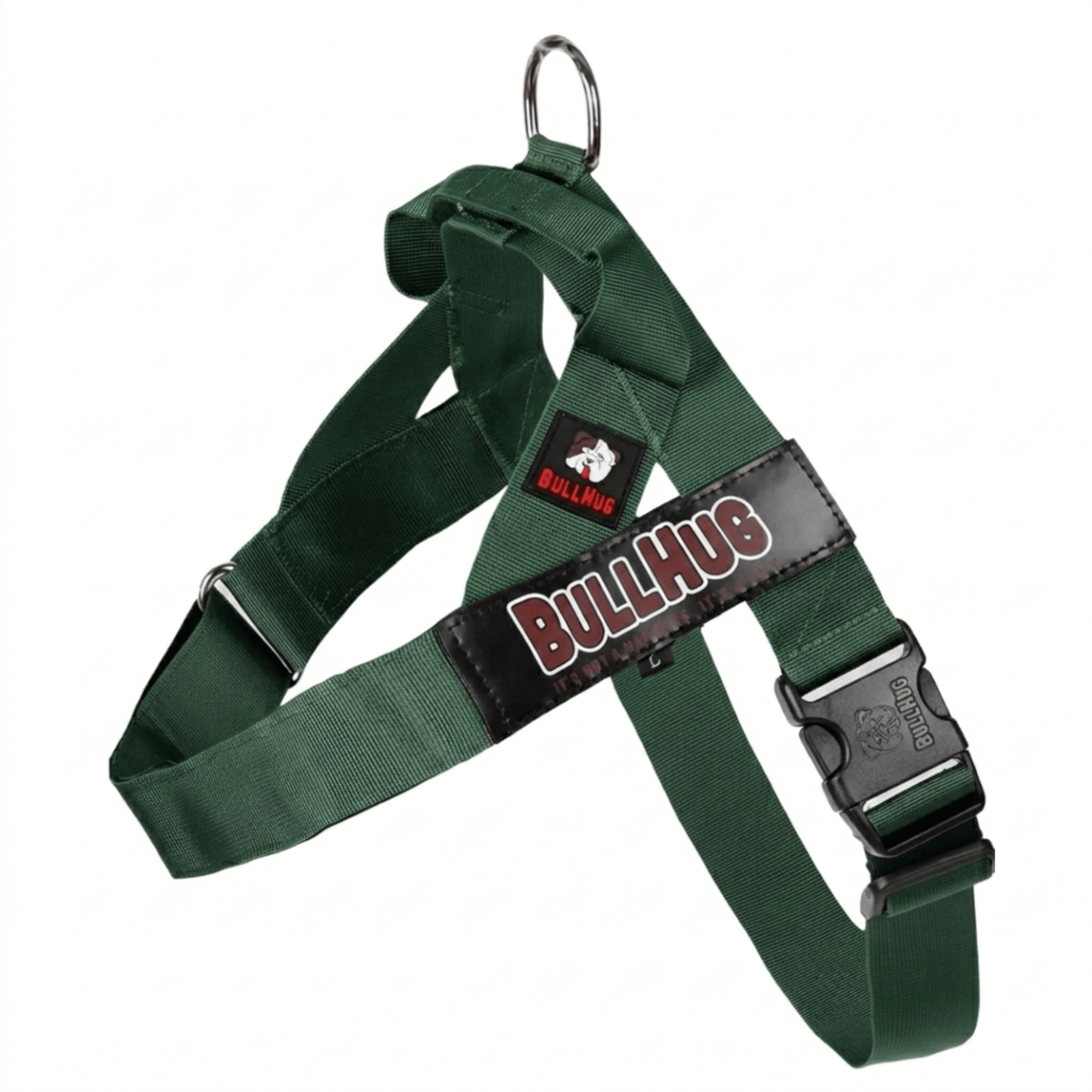 Hunter Green BullHug Harness | Adjustable No Pull Dog Harness