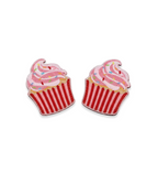 Flair Patch- Pink Cupcakes ( 2 patches)