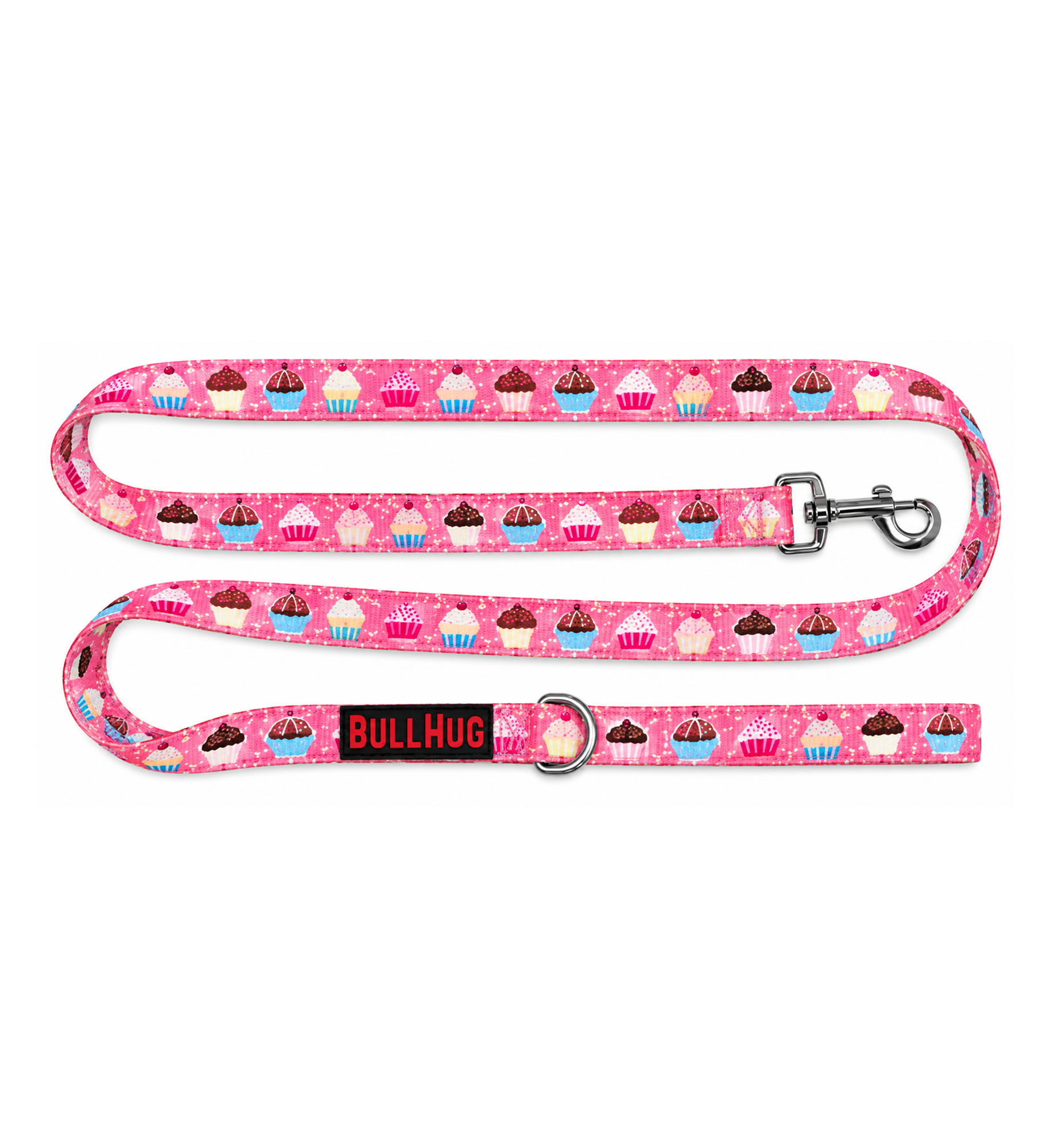 Cupcakes BullHug 6ft Dog Leash – Padded Handle