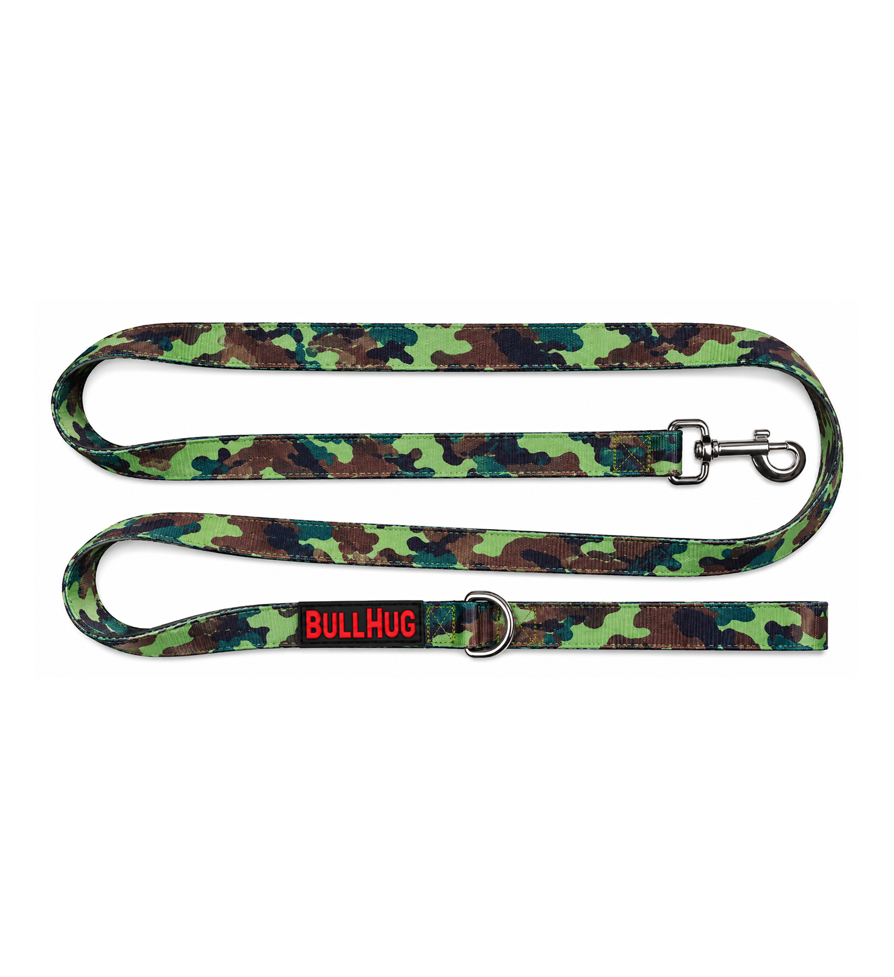 Army Camouflage BullHug 6ft Dog Leash – Padded Handle