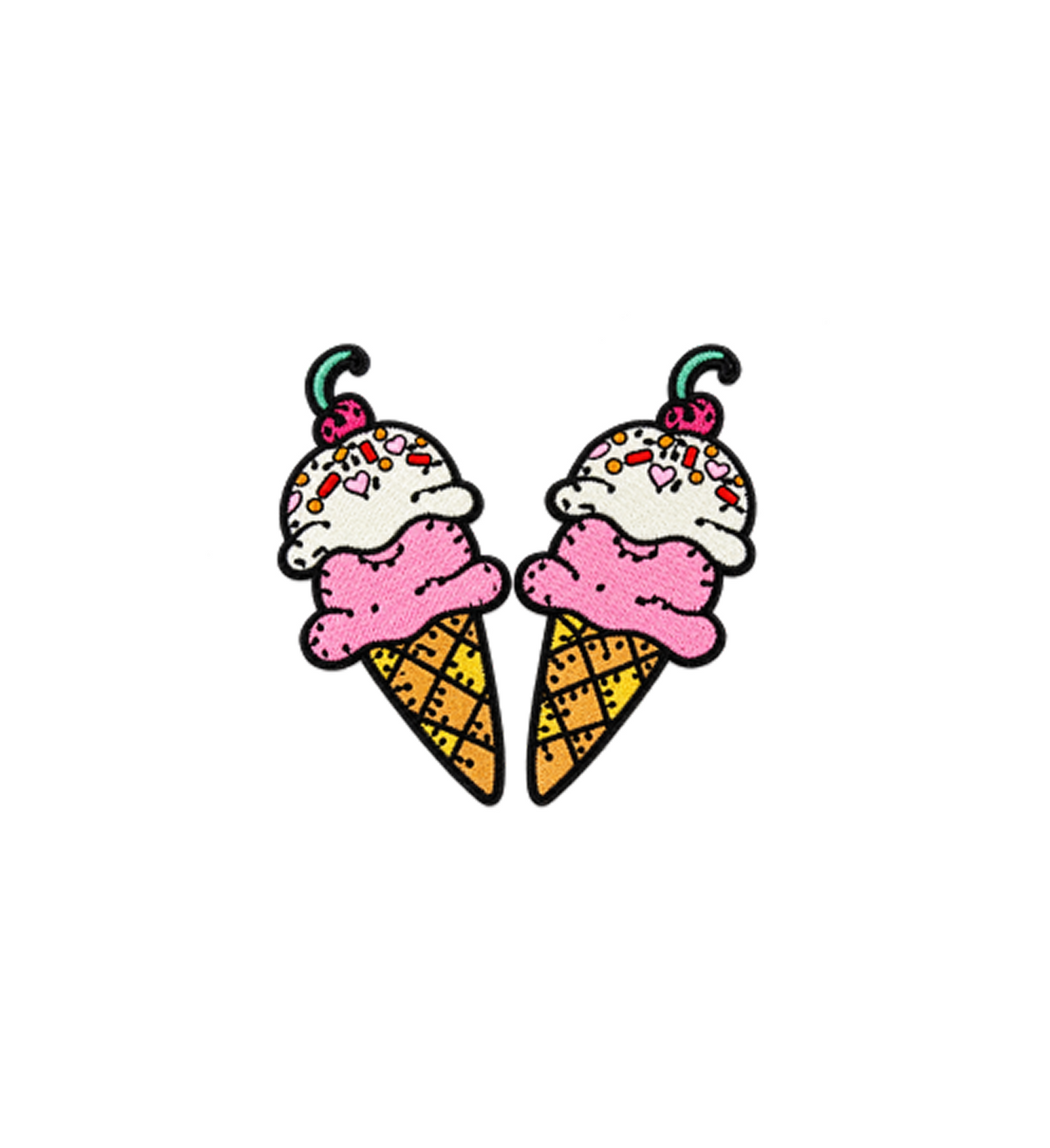 Flair Patch- Ice Cream Cone (2 Patches)