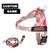 Pink Floral BullHug Dog Harness & Leash Combo