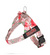 Pink Floral BullHug Dog Harness & Leash Combo