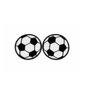 Flair Patch -Soccer Ball(2 patches)