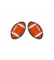 Flair Patches- Footballs ( 2 patches)