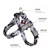 Gray Camouflage BullHug Dog Harness – Non-Choking, Adjustable