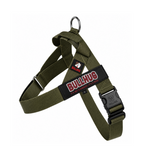 Olive Green BullHug Dog Harness & Leash Combo