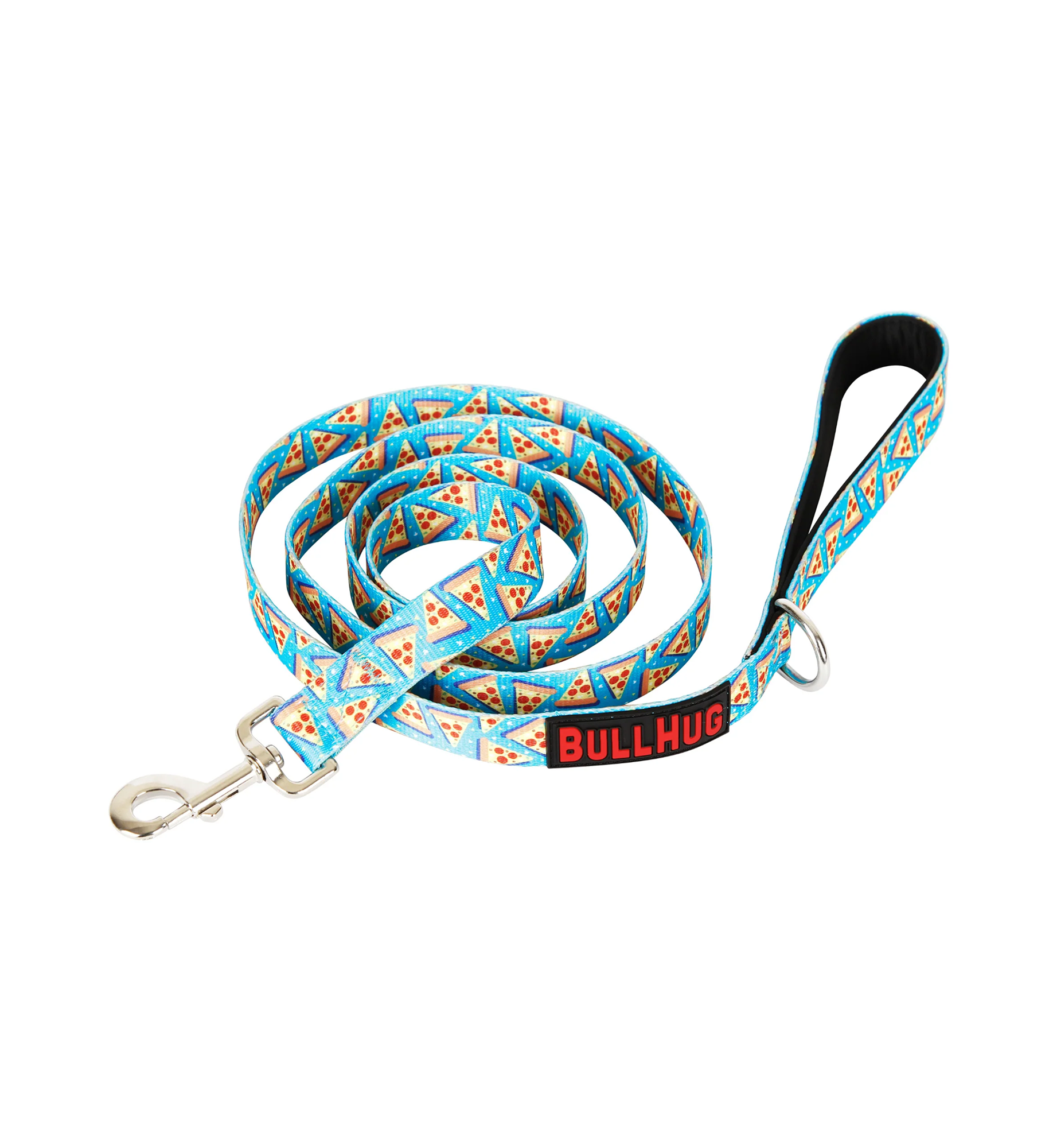 Pizza BullHug 6ft Dog Leash – Padded Handle