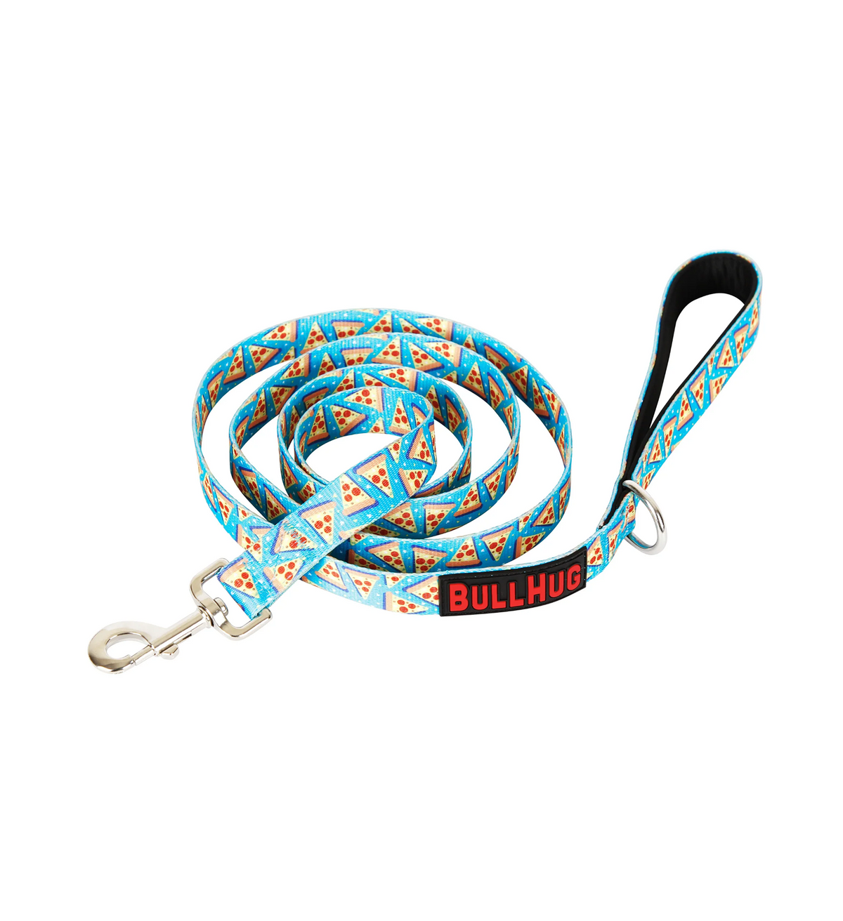 Pizza BullHug 6ft Dog Leash – Padded Handle