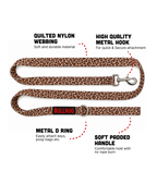 "LEOPARD" BULLHUG 6FT LEASH
