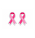 "BREAST CANCER RIBBON" ( 2 PATCHES)