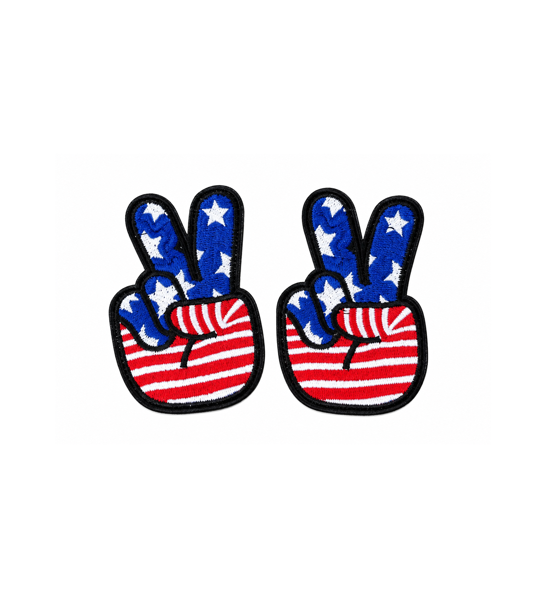 Flair Patch- Patriotic Peace (2 patches)