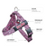 Pink Leopard BullHug Dog Harness – Non-Choking, Adjustable
