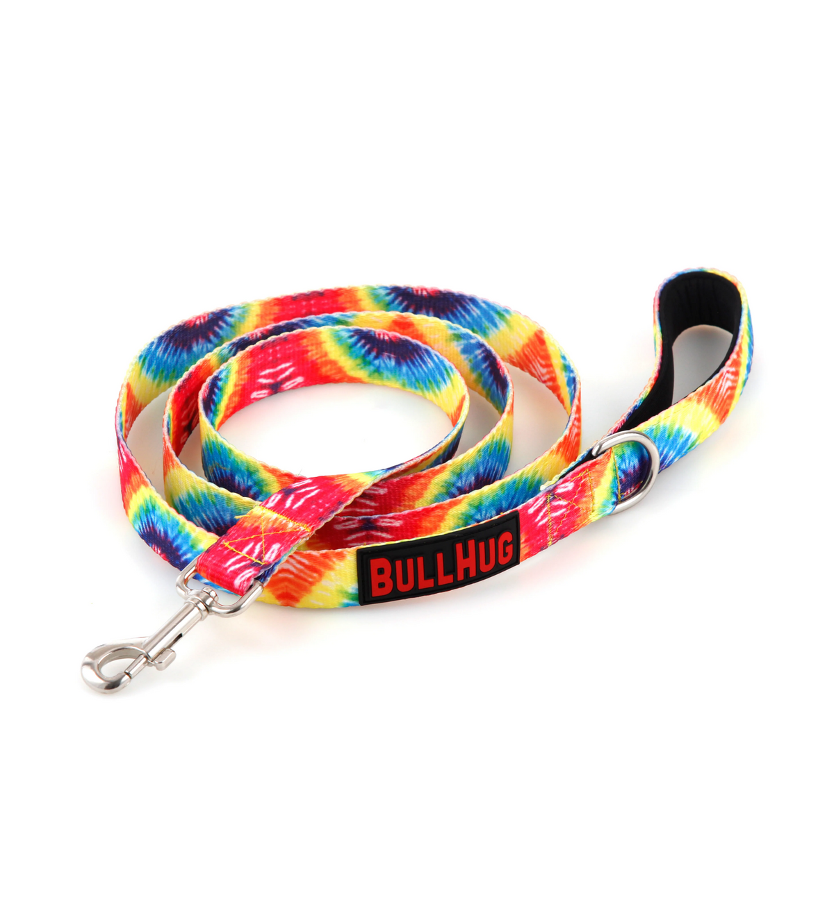 Tie Dye BullHug 6ft Dog Leash – Padded Handle