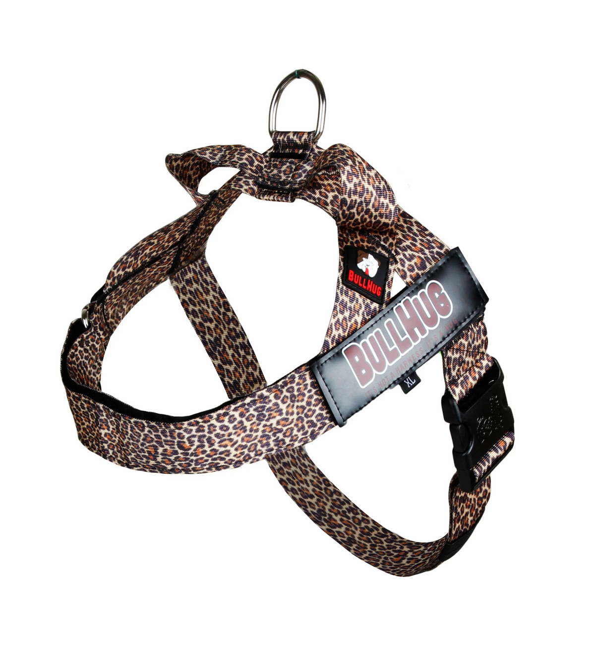 Leopard BullHug Dog Harness & Leash Combo