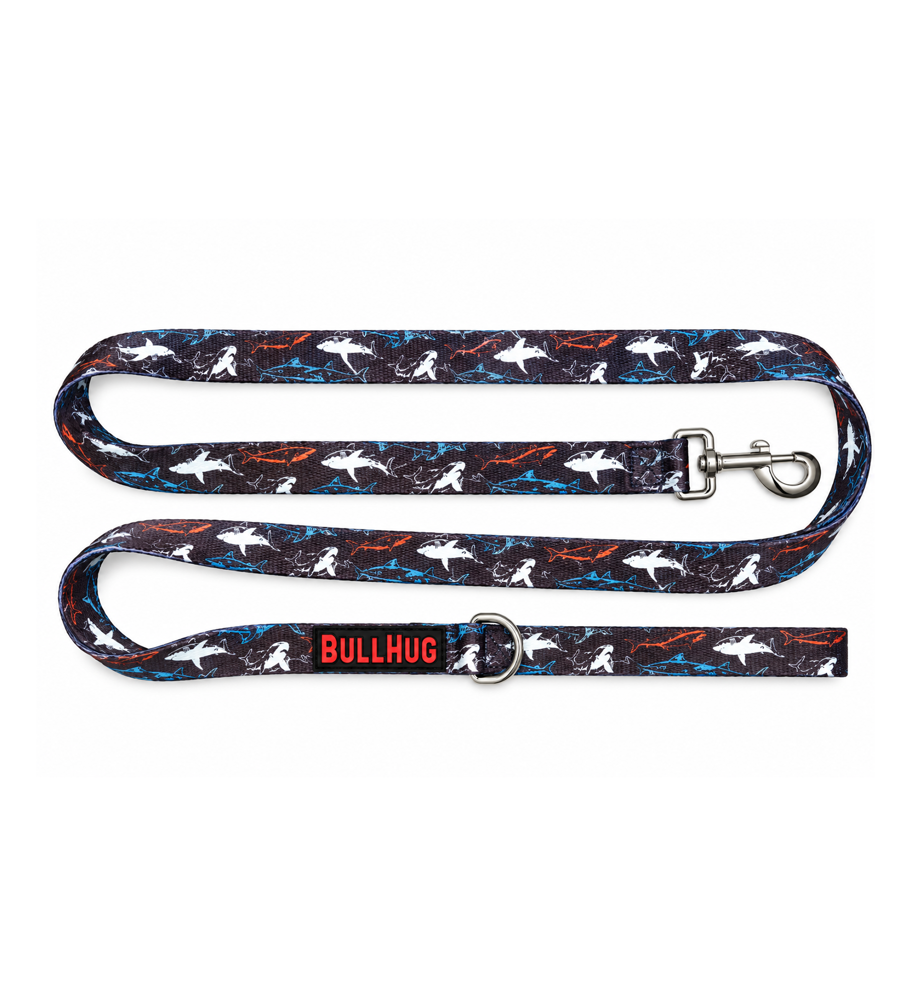 Shark BullHug 6ft Dog Leash – Padded Handle