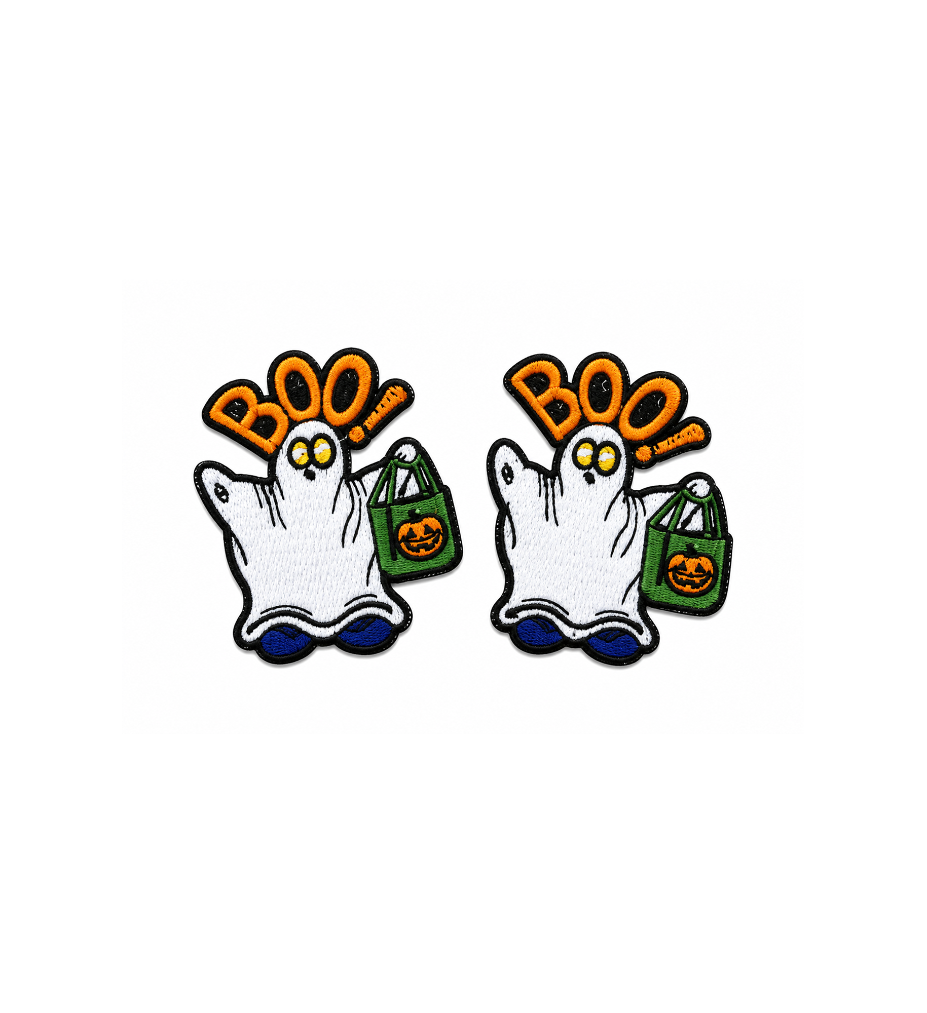 Flair Patch - Boo Ghost (2 patches)
