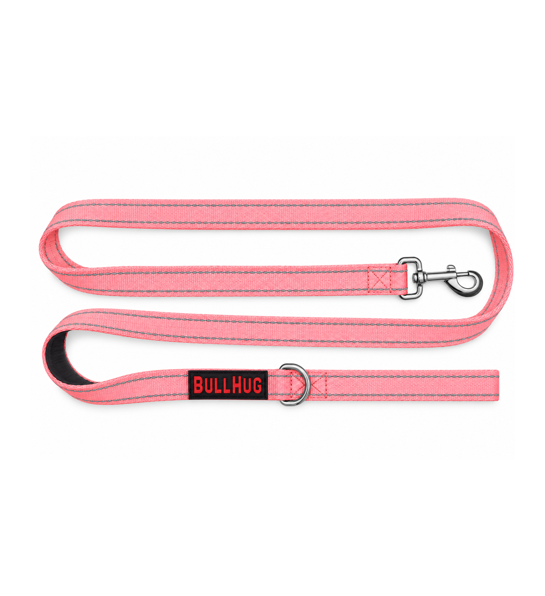 Baby Pink BullHug 6ft Dog Leash – Padded Handle