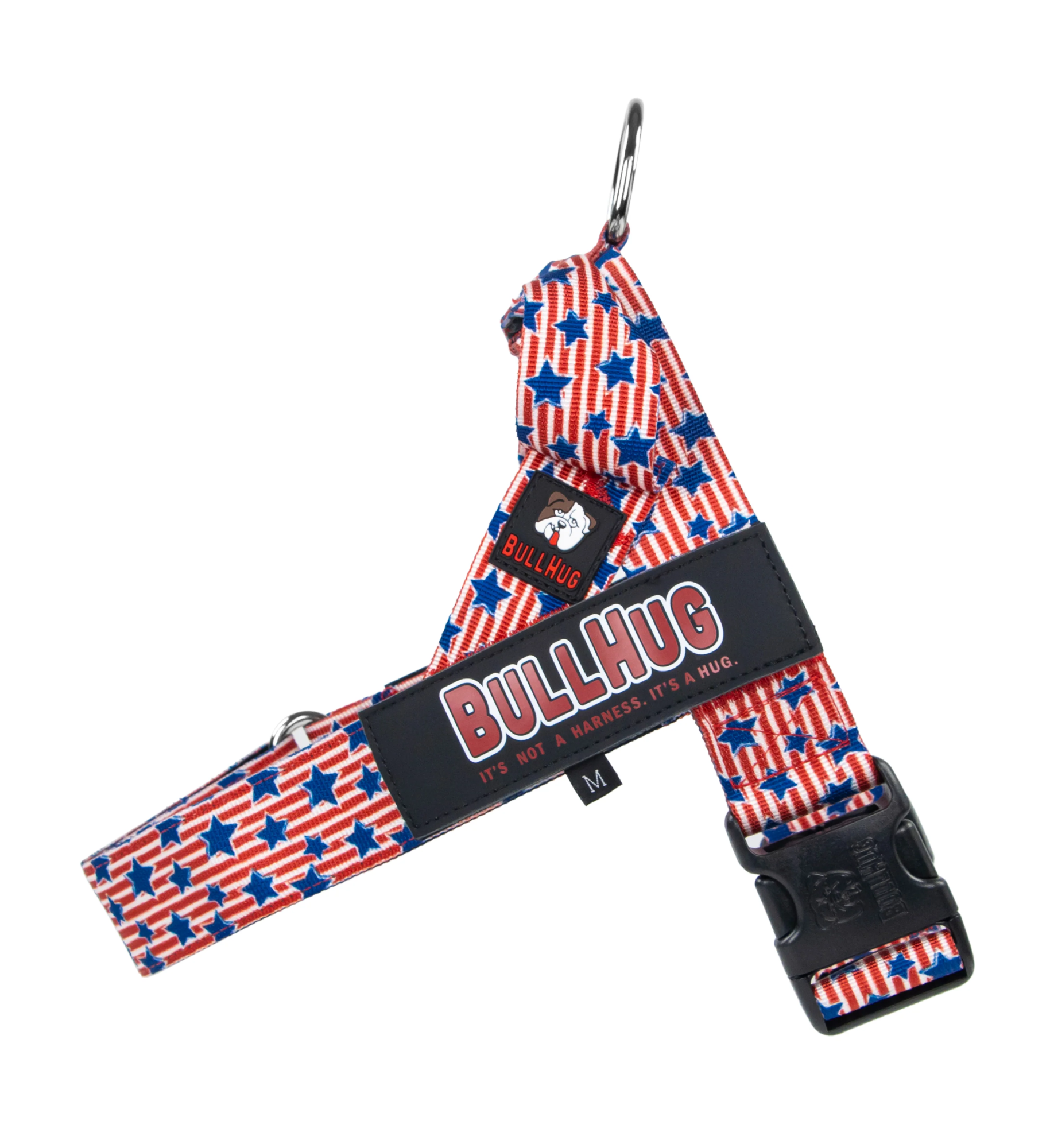 Stars & Stripes BullHug Dog Harness – Non-Choking, Adjustable