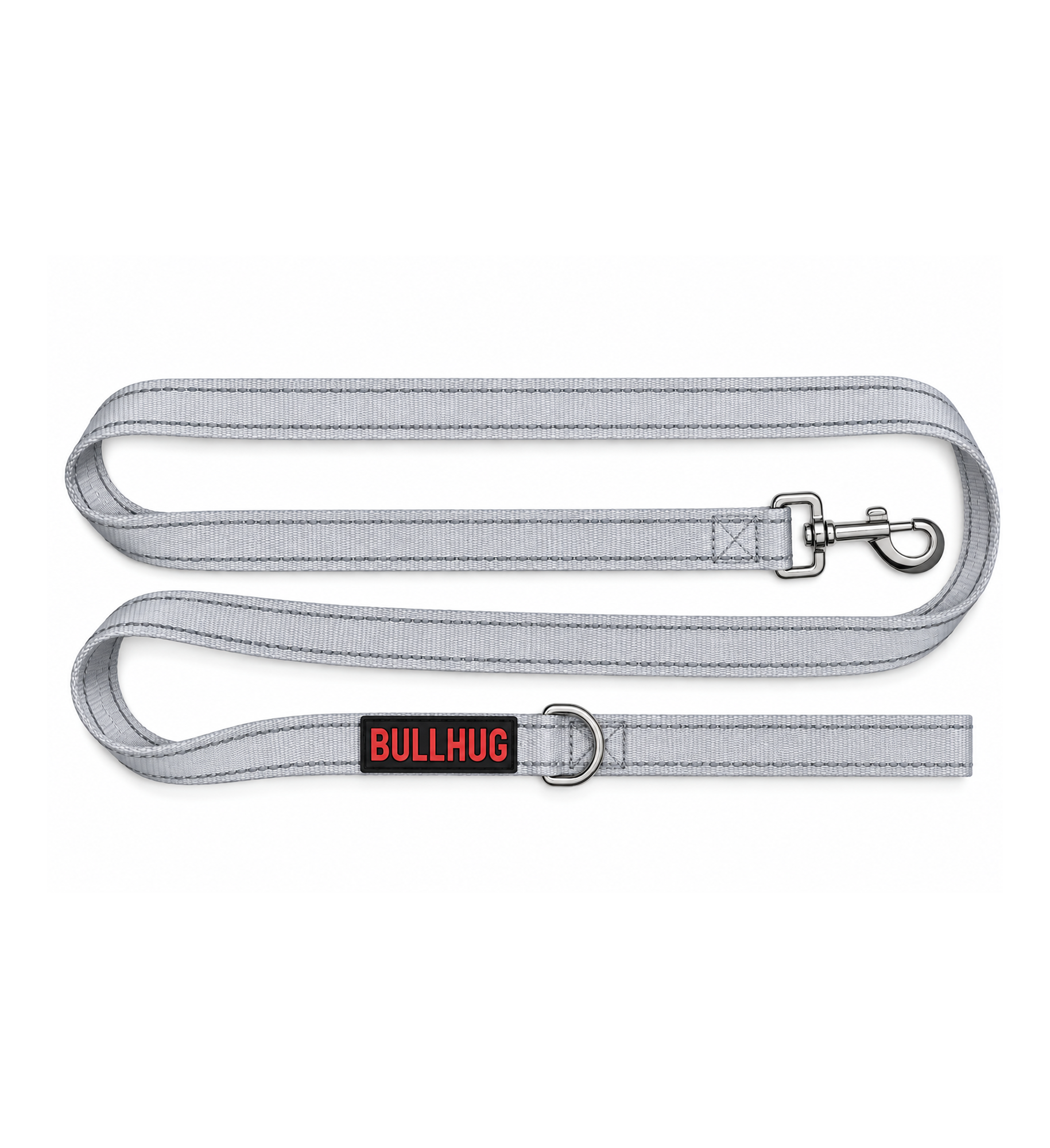 Silver BullHug 6ft Dog Leash – Padded Handle