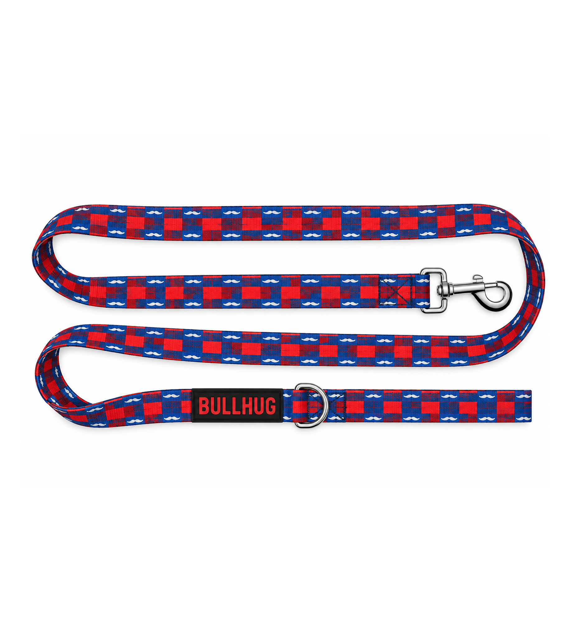 Mustache BullHug 6ft Dog Leash – Padded Handle