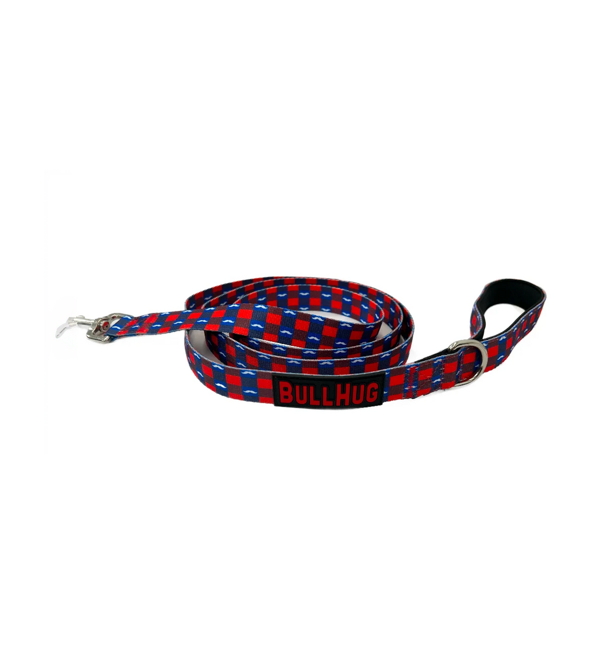 Mustache BullHug 6ft Dog Leash – Padded Handle