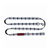 Blue & Tan Plaid BullHug 6ft Dog Leash – Padded Handle