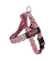 Checkered Hearts BullHug Dog Harness & Leash Combo