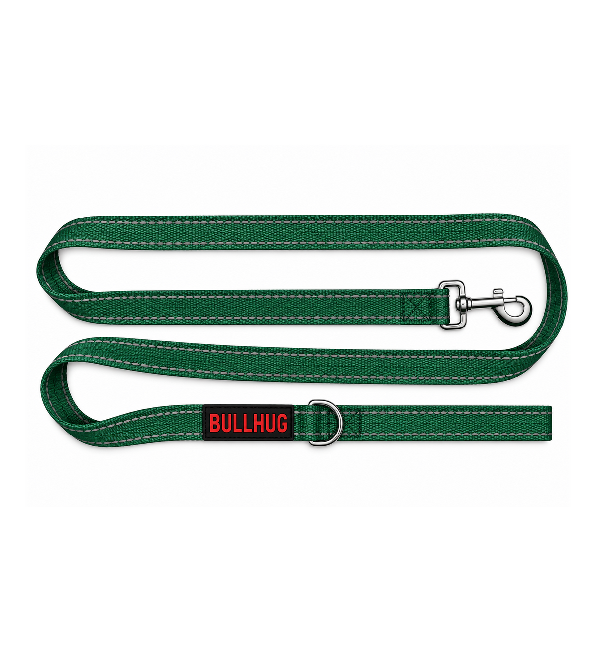 Hunter Green BullHug 6ft Dog Leash – Padded Handle