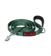 Hunter Green BullHug 6ft Dog Leash – Padded Handle