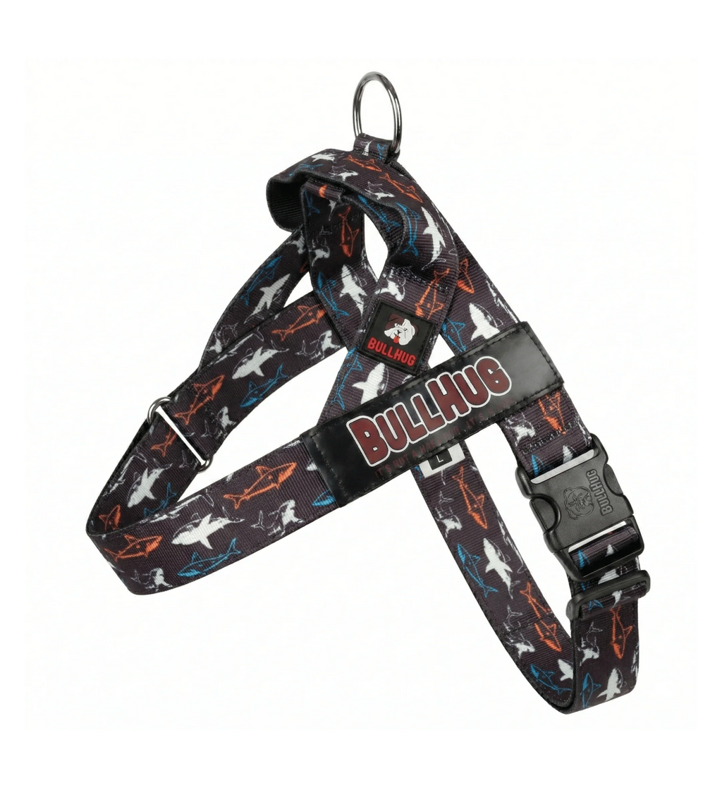 Shark BullHug Dog Harness – Non-Choking, Adjustable
