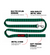 Buffalo Plaid Green BullHug 6ft Dog Leash – Padded Handle