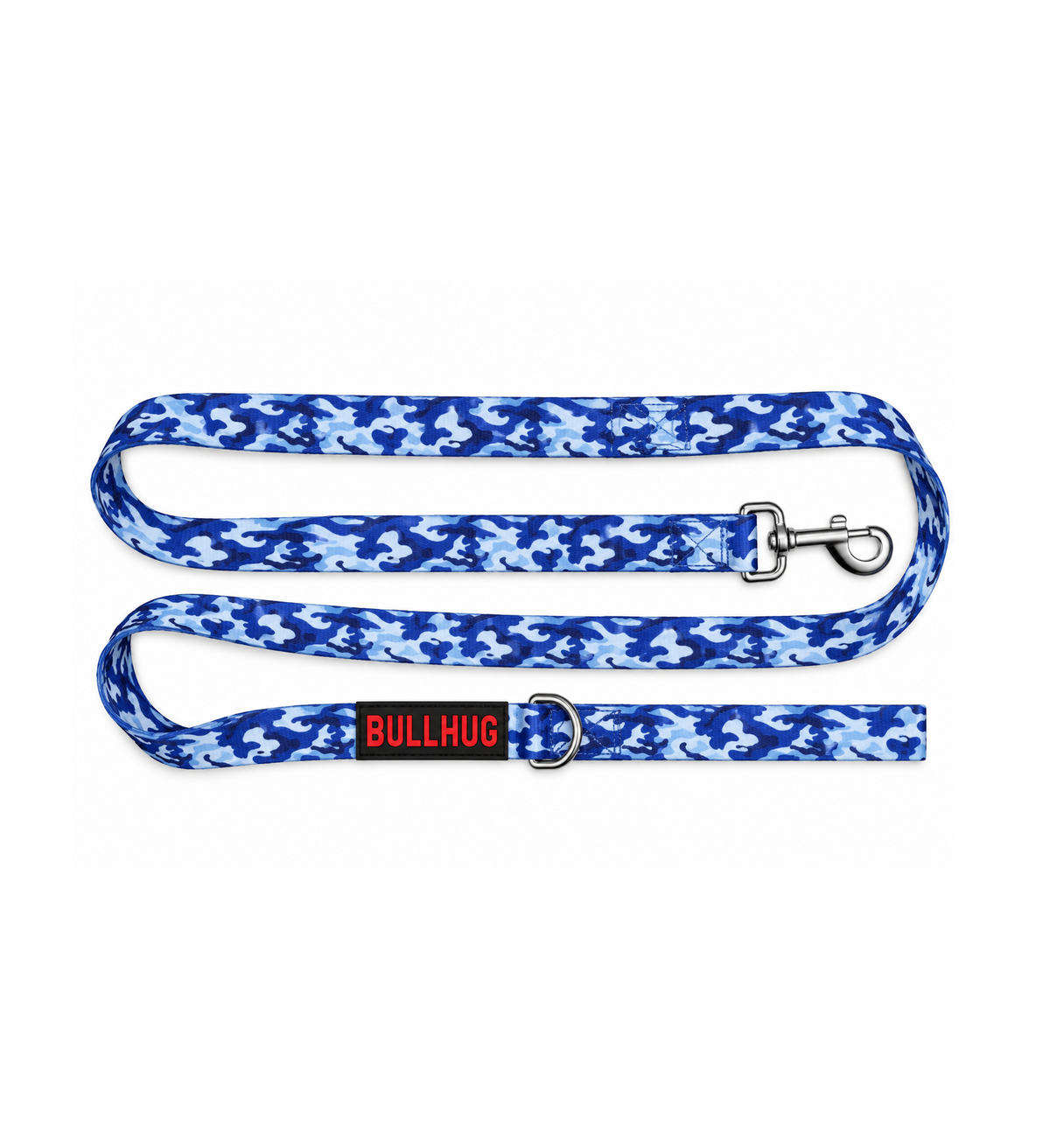 Blue Camouflage BullHug 6ft Dog Leash – Padded Handle
