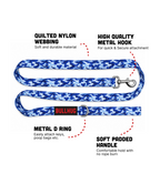 Blue Camouflage BullHug 6ft Dog Leash – Padded Handle