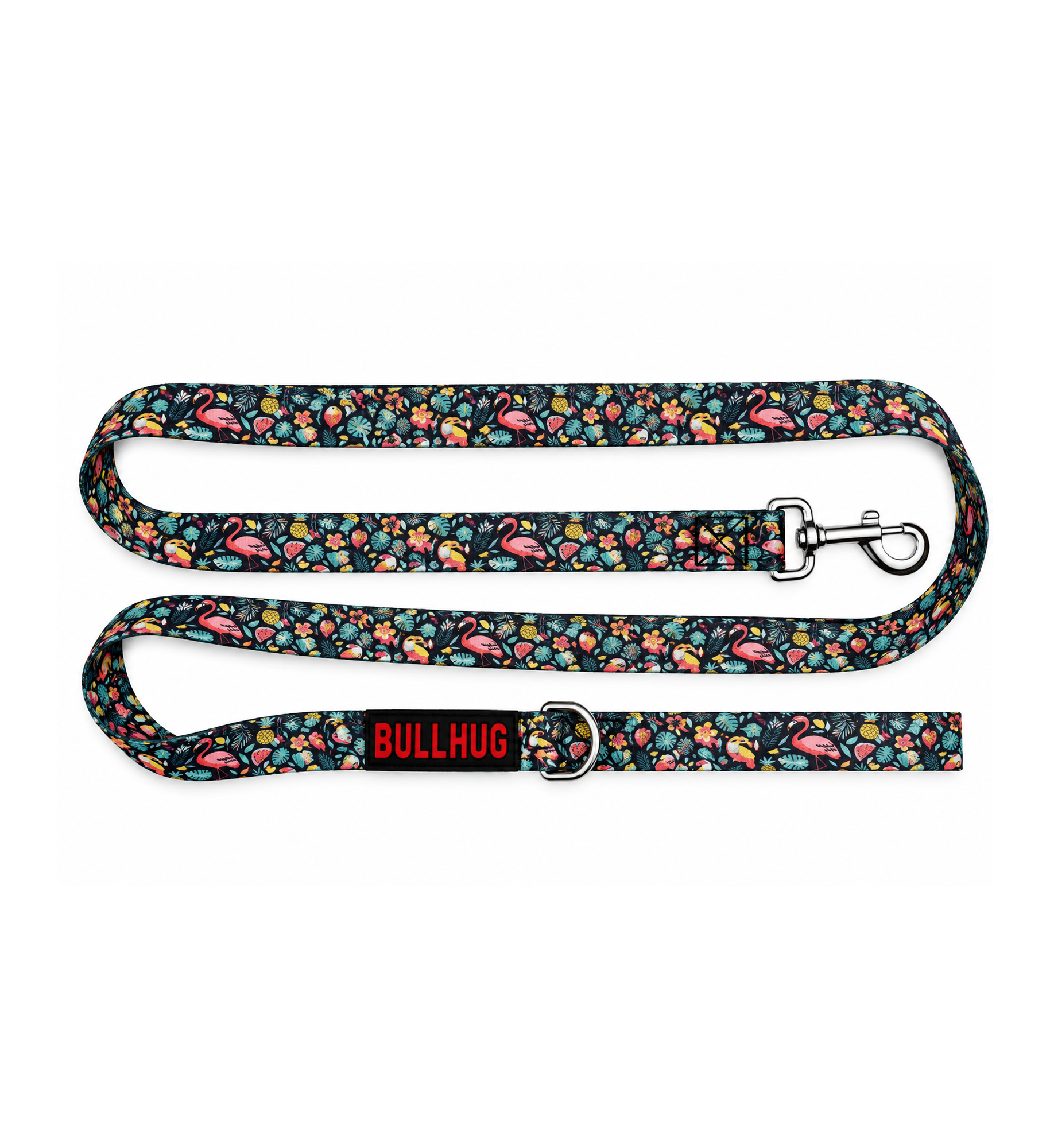 Tropical Birds BullHug 6ft Dog Leash – Padded Handle