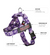 Purple Camouflage BullHug Dog Harness – Non-Choking, Adjustable