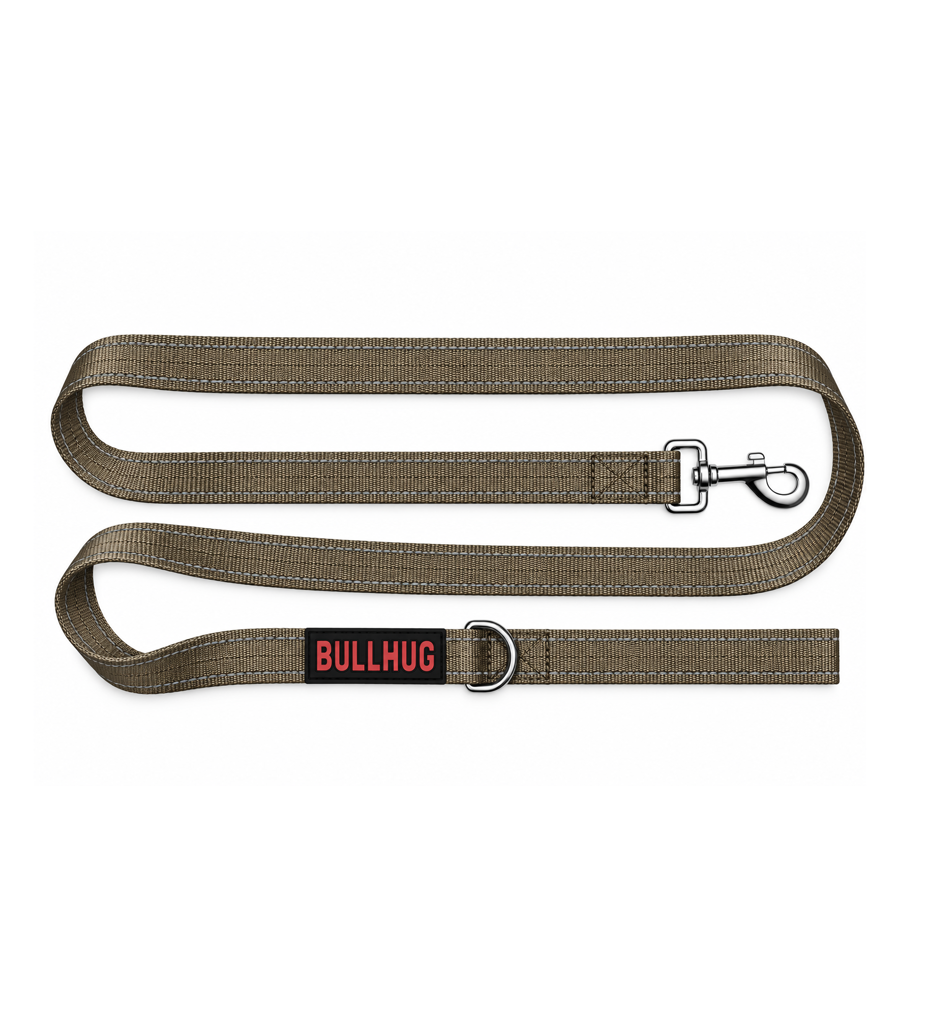 Taupe BullHug 6ft Dog Leash – Padded Handle