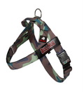 Army Camouflage BullHug Dog Harness – Non-Choking, Adjustable