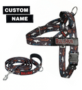 Shark BullHug Dog Harness & Leash Combo