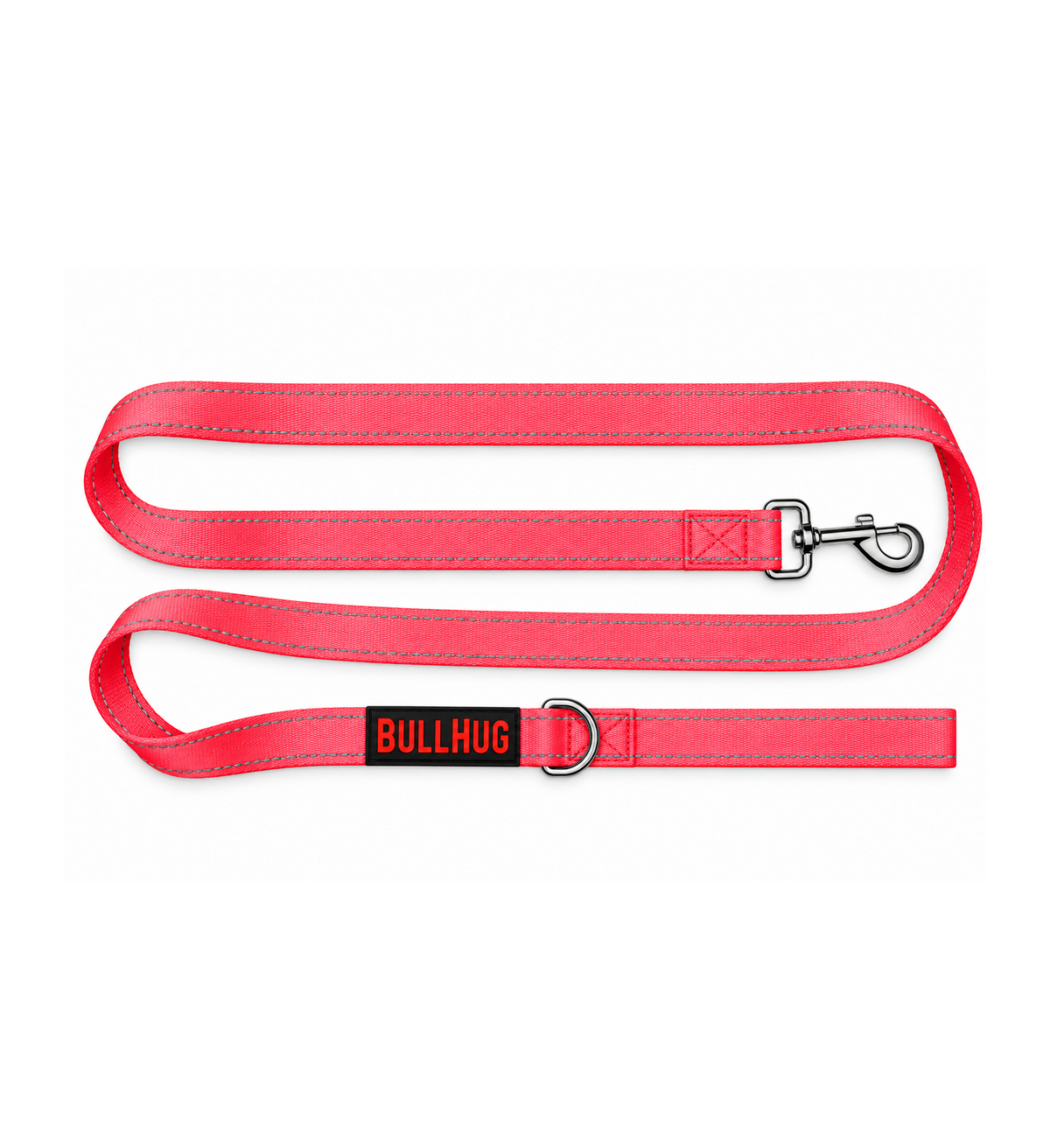 Neon Pink BullHug 6ft Dog Leash – Padded Handle