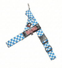 Blue Checkers BullHug Dog Harness – Non-Choking, Adjustable