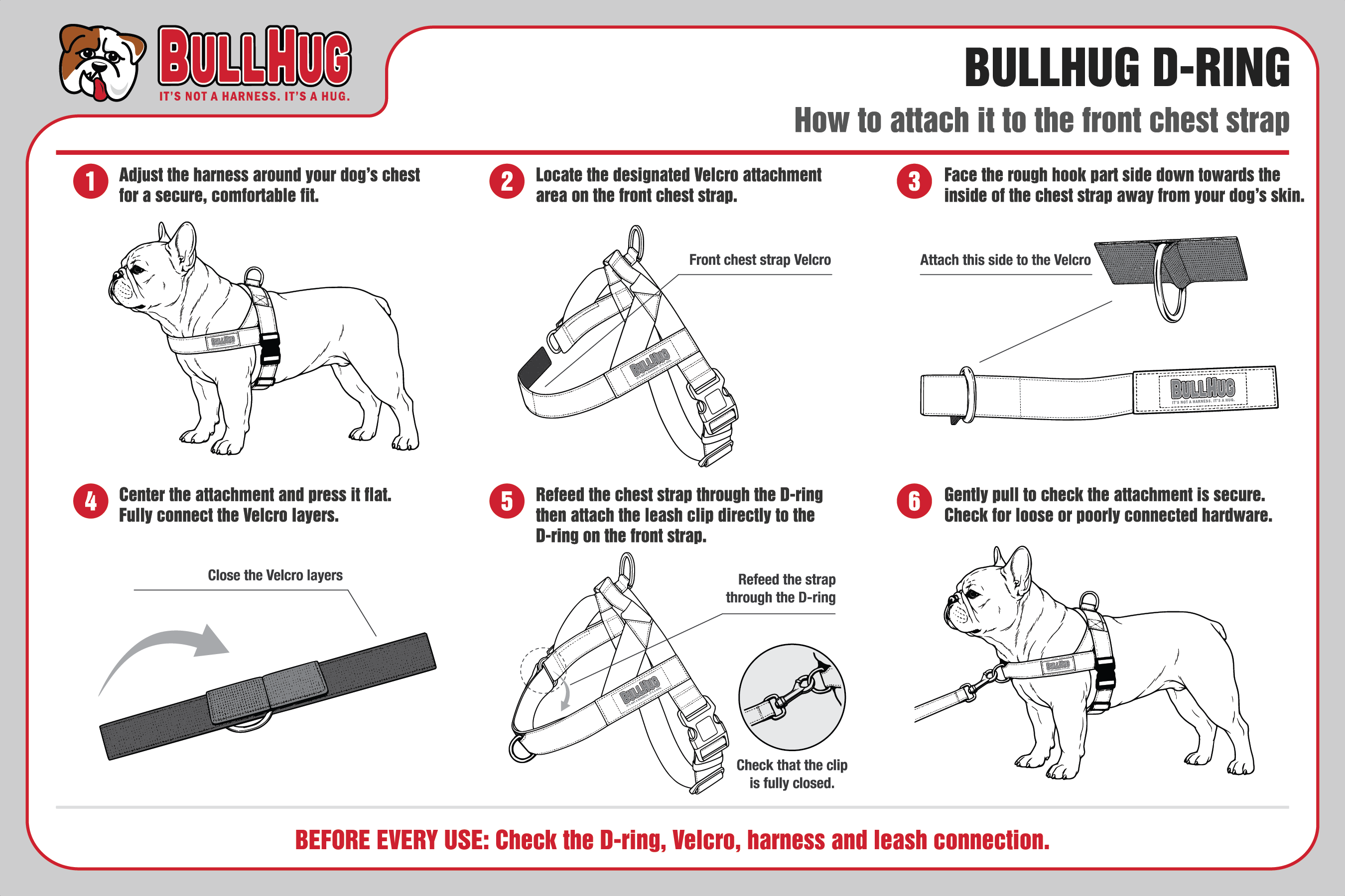 No-Pull D-Ring Harness Attachment