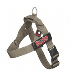 Taupe BullHug Dog Harness – Non-Choking, Adjustable
