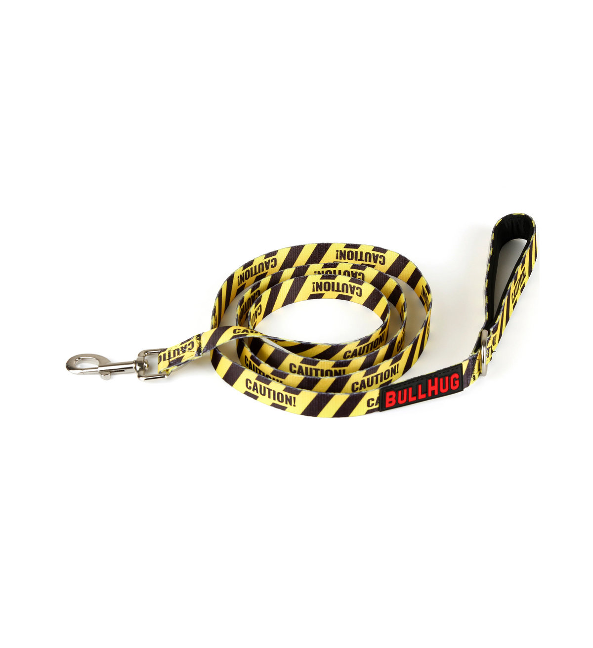 Caution BullHug 6ft Dog Leash – Padded Handle