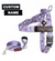 Purple Floral BullHug Dog Harness & Leash Combo