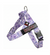 Purple Floral BullHug Dog Harness & Leash Combo