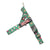 Festive Holiday Red Green Bullhug Harness for Dogs
