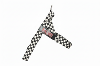 Black and White Checkers Dog Harness – Non-Choking, Adjustable