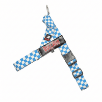 Blue Checkers BullHug Dog Harness – Non-Choking, Adjustable
