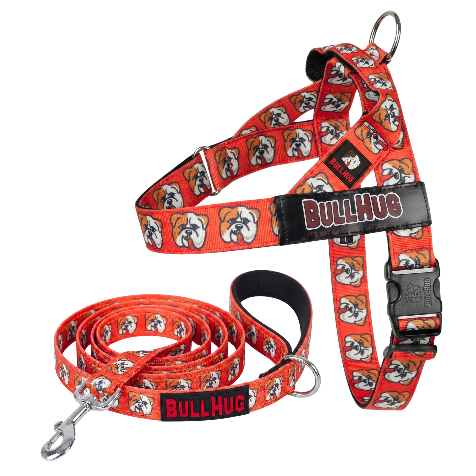 Hugs For Hope Dog Harness & Leash Combo – No-Choke | BullHug